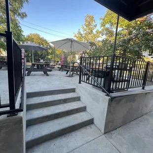Outside patio