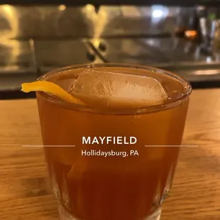 I ordered an Old Fashioned, but this tasted like a Manhattan
