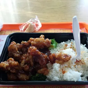 General Tso's chicken. The best!