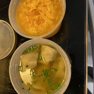 B1. Egg Drop Soup B3. Wonton Soup