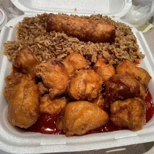 Sweet and Sour Chicken!! This HAS to be one of the best prepared dishes on the menu. Excellent!!