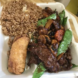 Beef Pea Pods &amp; Mushrooms Dinner