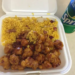 General Tso lunch