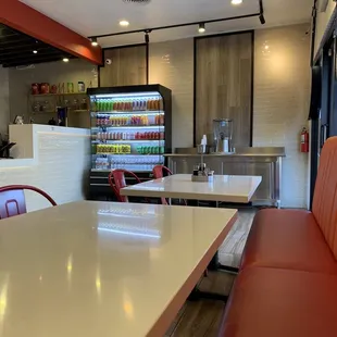 Super clean tables booths chairs