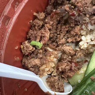 Minced Pork Over Rice