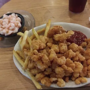 combination shrimp platter