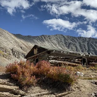 At the Boston Mine camp