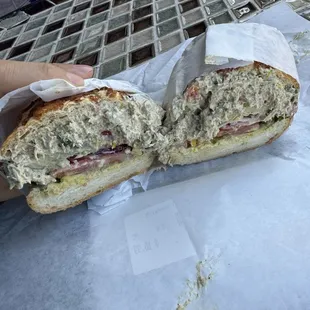 Chicken salad sandwich