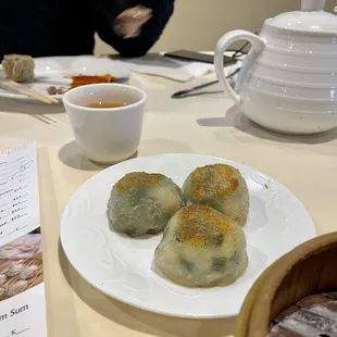 Pan Fried Chive Dumplings