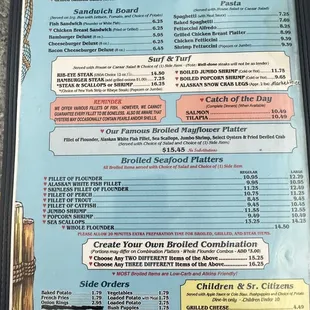 Menus