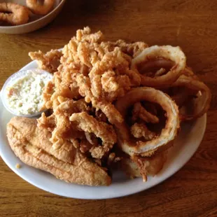 The is the Mayflower Managers Special or something along those lines. I can't believe how much food is here.