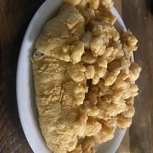 a plate of fried shrimp
