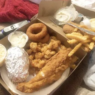 Fried Shrimp &amp; Fish