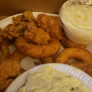 a box of fried food