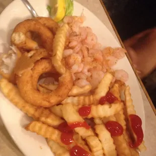 Steamed or broiled? We ordered broiled shrimp not steamed baby shrimp!