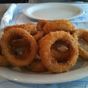 That's an order of rings there!