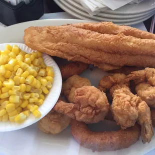 Catfish and shrimp small