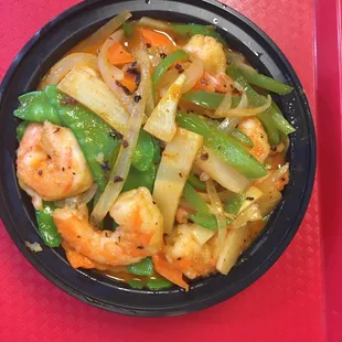 Red Curry Shrimp
