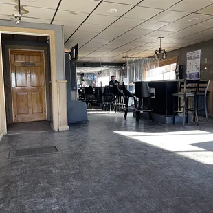 The main "dining room."  Casual, shall we say?