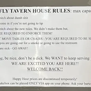 House rules