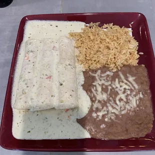 Suiza Chicken Enchiladas