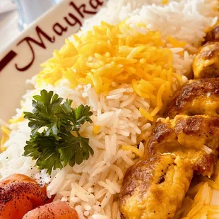 Ground chicken kebab