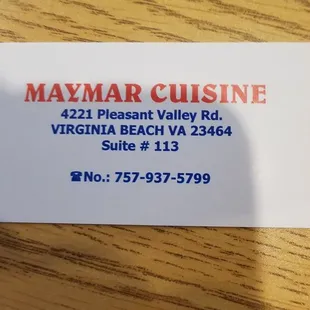 Contact info!