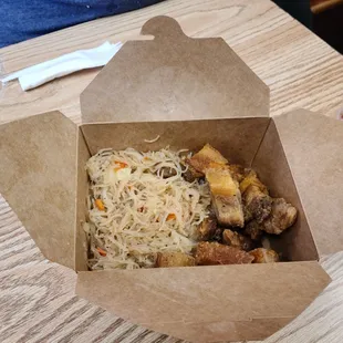 Pancit with lechon
