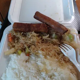 Lumpia and Pancit