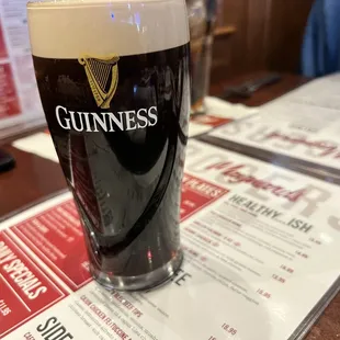 On tap-Guinness!
