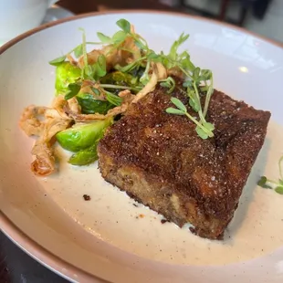 Pork shank dish - such beautiful presentation!