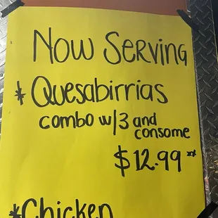 Now they have Quesabirria!? Show this spot some love and give them a try! Will post the tacos shortly!