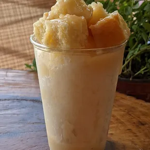 Our dessert is the raspado. A Nica versión of a snow cone.