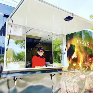 Head Chef Nancy getting ready for soft opening event!