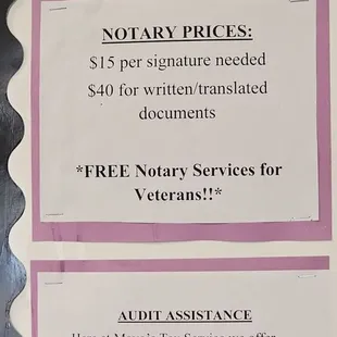 Free notary for veterans