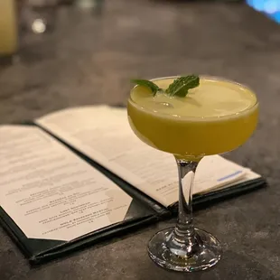 Passion fruit mocktail