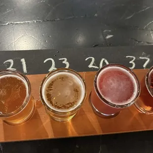 Beer flight