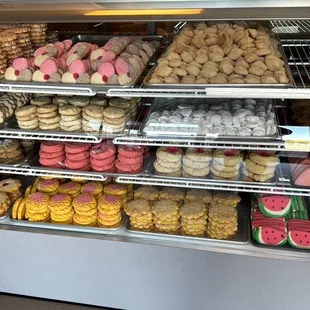 a variety of donuts
