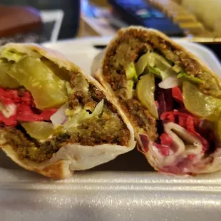 Falafel wrap