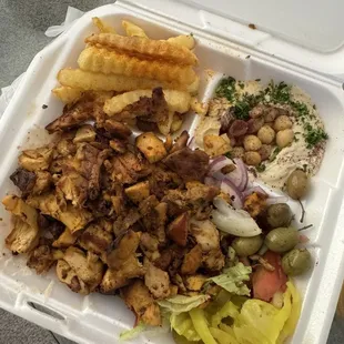 Chicken Shawarma platter
