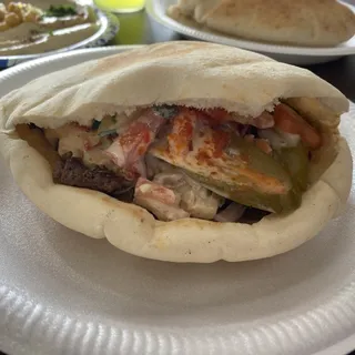 Beef Shawarma pita