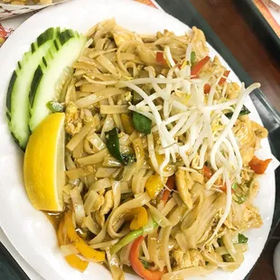 Drunken noodles