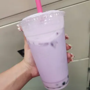 Taro booba milk tea