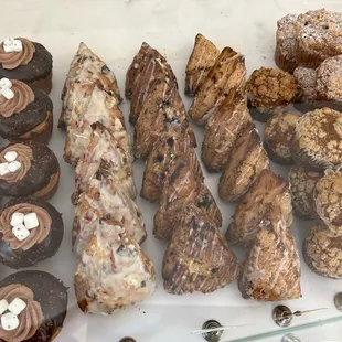 Variety of baked goods - their scones are to die for