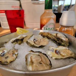 Oysters on the half
