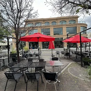 outside