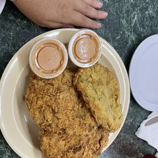 Fried green tomatoes