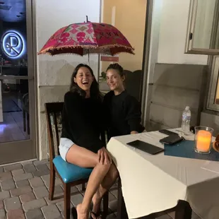 https://www.instagram.com/p/CEBEUhMJelF/?igshid=unz6mihd684k. Dear Friends enjoying a delicious alfresco vegan meal at Mayur