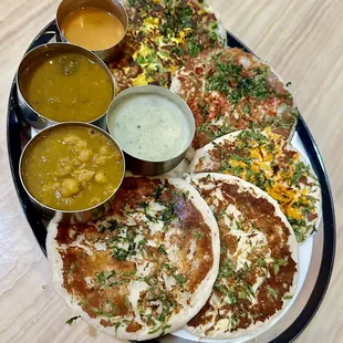 Cocktail uthappam at its best