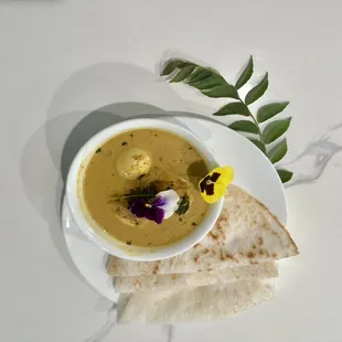 Egg curry and appam